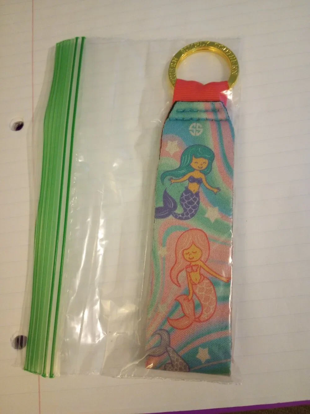 Simply Southern wristlet keychain